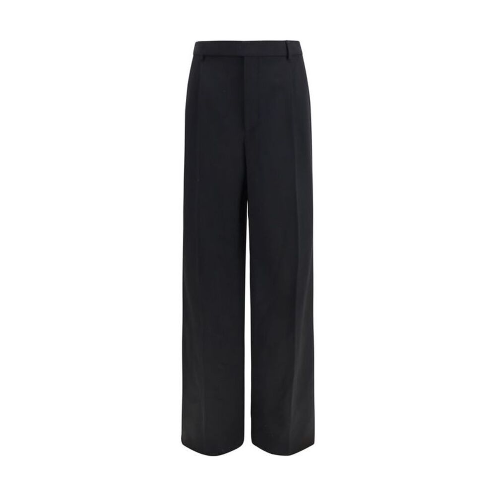 Saint Laurent Black Wool Oves Aries Dress Men's Pants